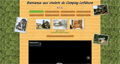 Desktop Screenshot of chalets-orbey.com